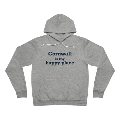 Cornwall is My Happy Place Unisex Sponge Fleece Pullover Hoodie