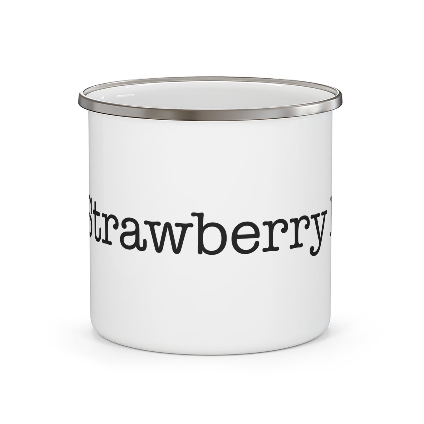 I Heart Strawberry Hill. Enamel Camping Mug