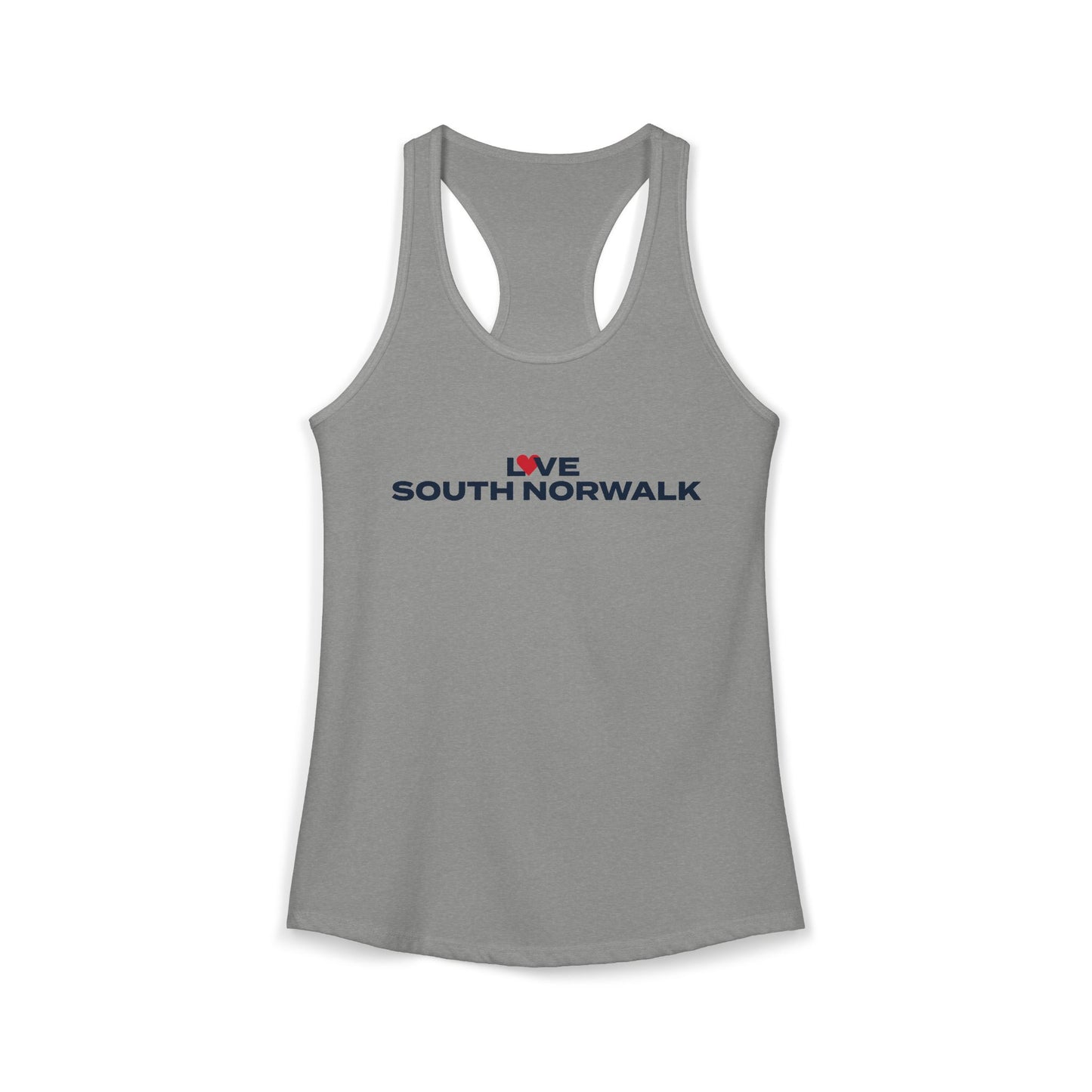 Love South Norwalk Women's Ideal Racerback Tank Top