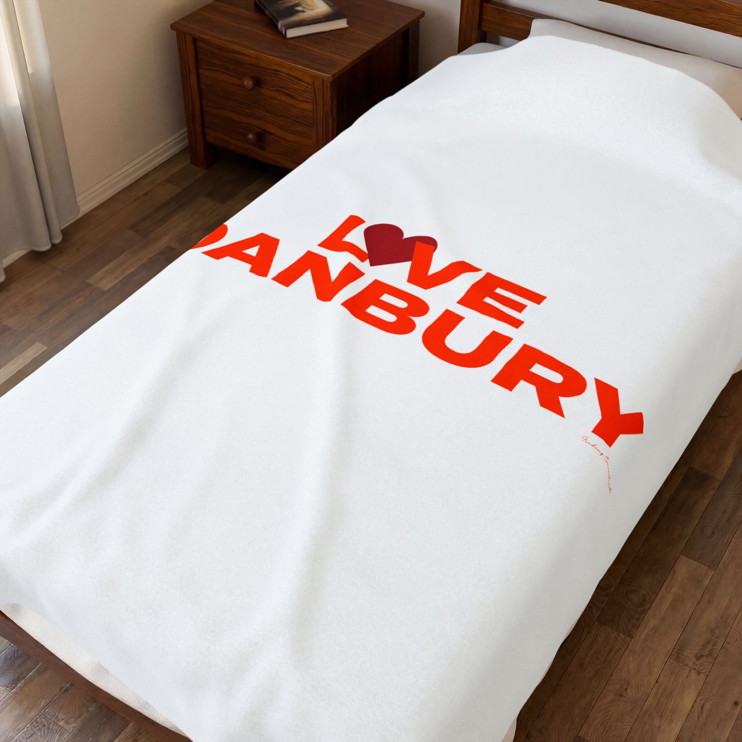 Love Danbury Velveteen Plush Blanket