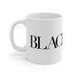 41 Tilt Black Rock Mug 11oz