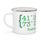 Easton Coordinates Enamel Camping Mug