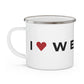 Weston Vision Enamel Camping Mug