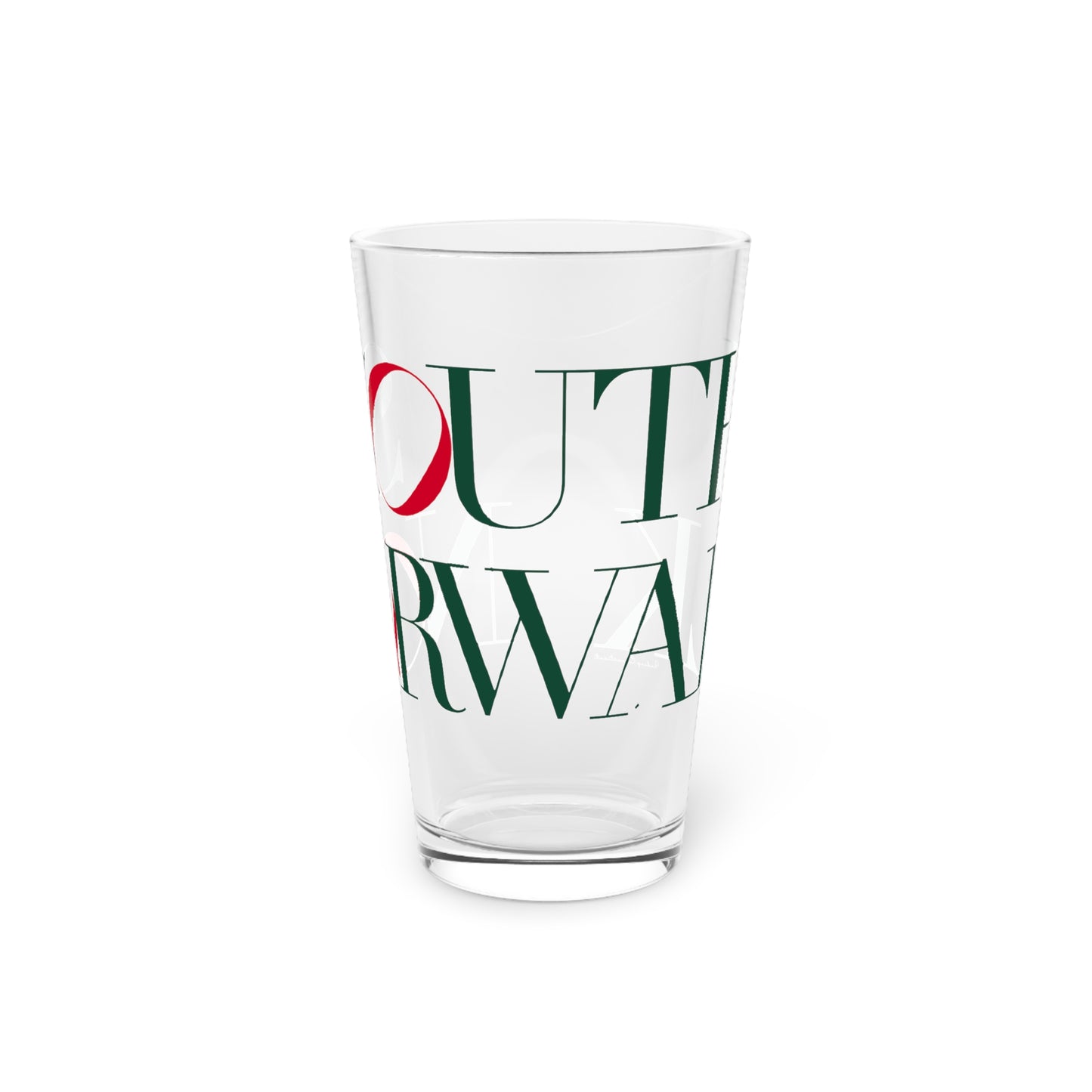 41 Tilt South Norwalk Pint Glass, 16oz