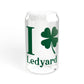 I Clover Ledyard Sipper Glass, 16oz