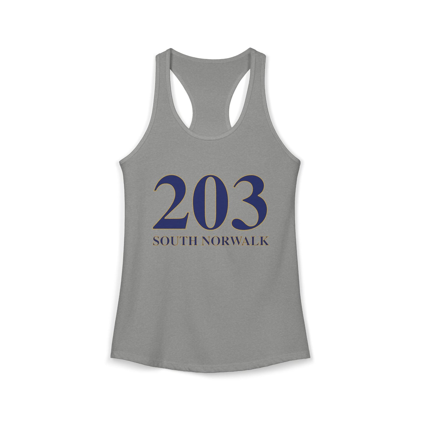 203 South Norwalk Women's Ideal Racerback Tank Top
