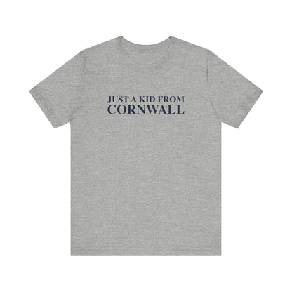 Just a kid from Cornwall Unisex Jersey Short Sleeve T-Shirt