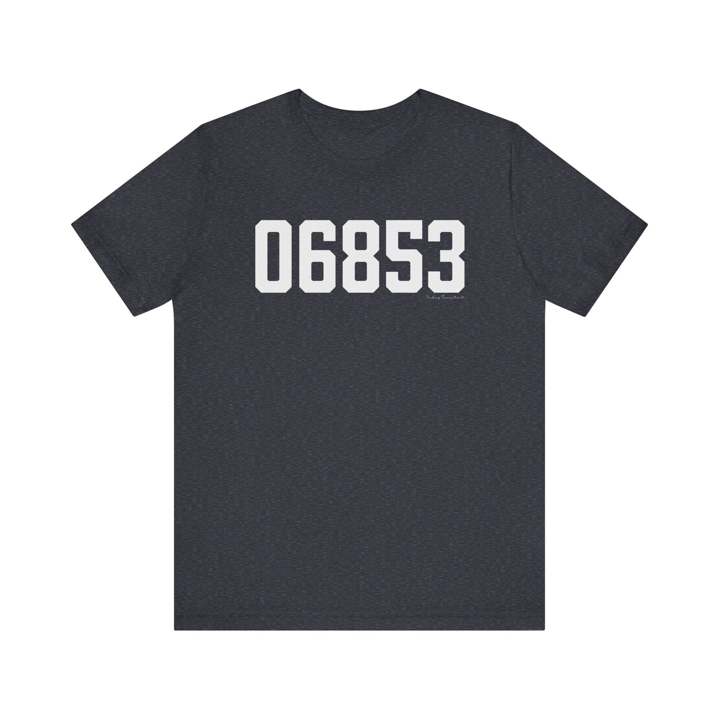 06853 Norwalk CT Zip Code Unisex Jersey Short Sleeve T-Shirt