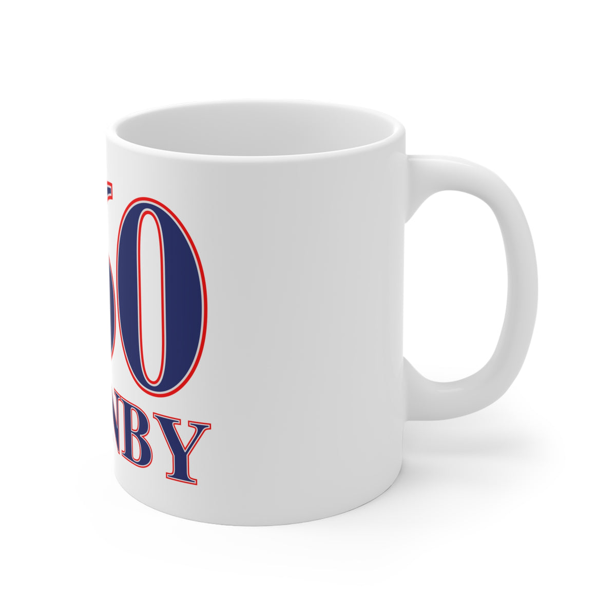 860 Granby Red, White & Blue Mug 11oz