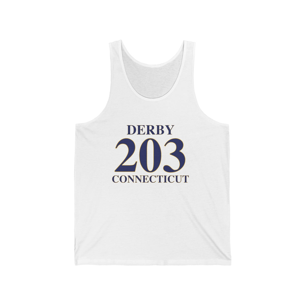Derby 203 Connecticut Unisex Jersey Tank Top
