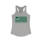 Brooklyn Connecticut St. Patrick’s Day Flag Women's Ideal Racerback Tank Top