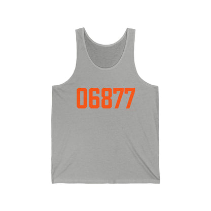 06877 Ridgefield Connecticut Zip Code Unisex Jersey Tank Top