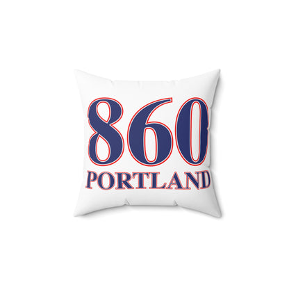 860 Portland Red, White & Blue Spun Polyester Square Pillow
