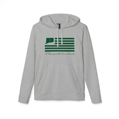 Killingworth Connecticut St. Patrick’s Day Flag adidas Unisex Fleece Hoodie