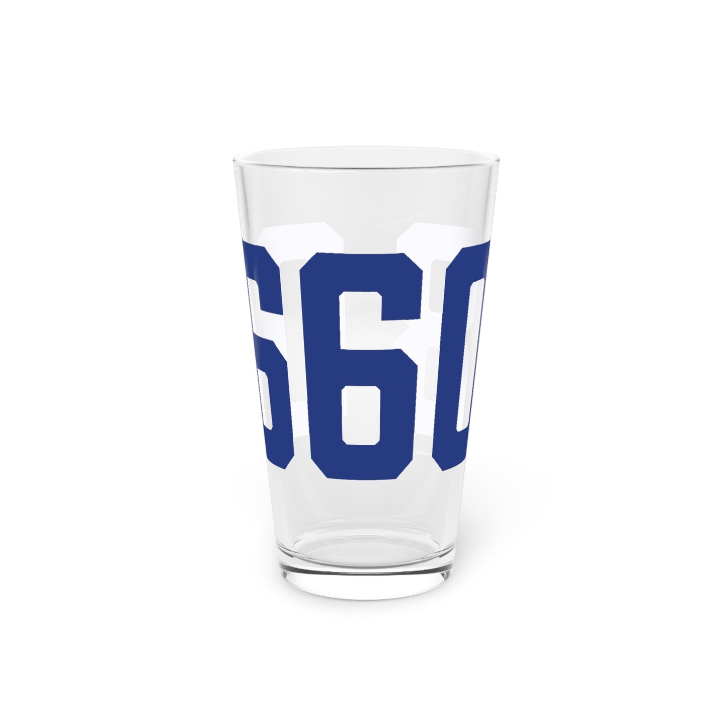 06608 Bridgeport Connecticut Zip Code Pint Glass, 16oz