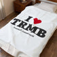 I Heart TRMB Velveteen Plush Blanket