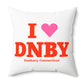 I Heart DNBY Spun Polyester Square Pillow