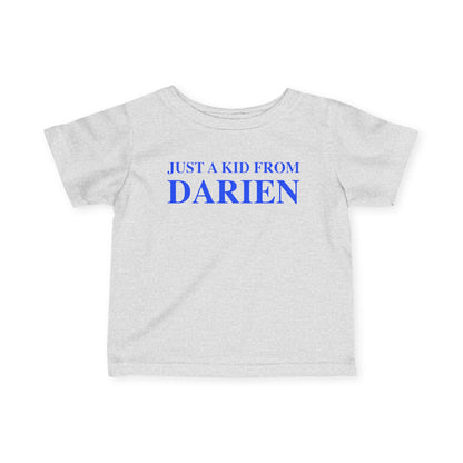 Just a kid from Darien Infant Fine Jersey T-Shirt