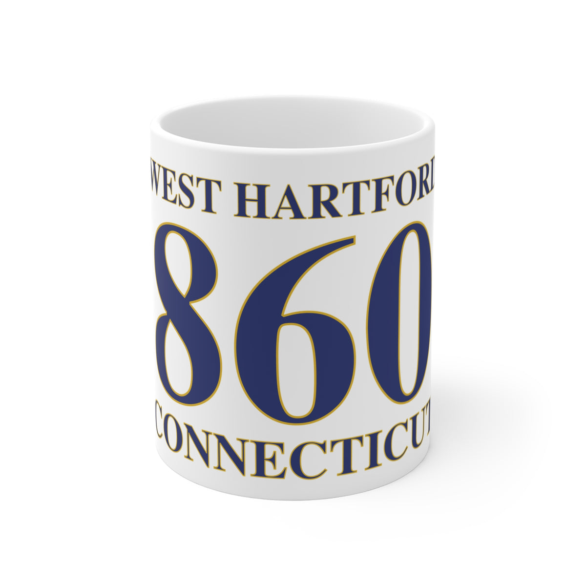 West Hartford 860 Connecticut Mug 11oz