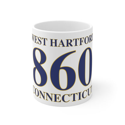 West Hartford 860 Connecticut Mug 11oz