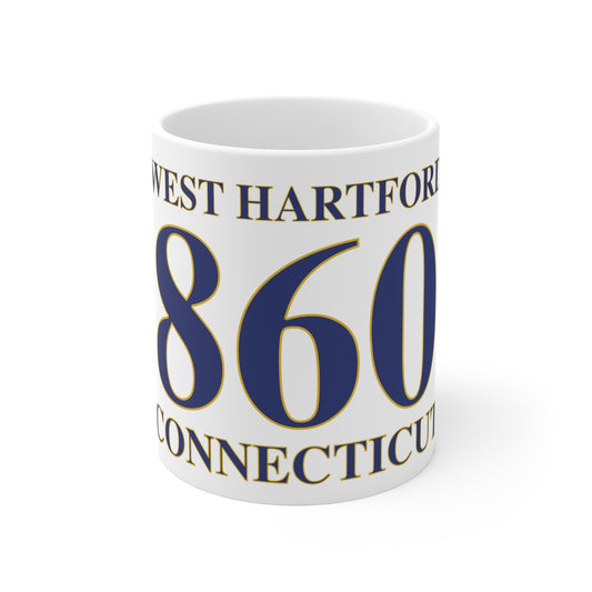 West Hartford 860 Connecticut Mug 11oz