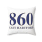 860 East Hartford  Polyester Square Pillow