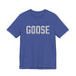 Goose Zip Code Gray & Purple Unisex Jersey Short Sleeve T-Shirt