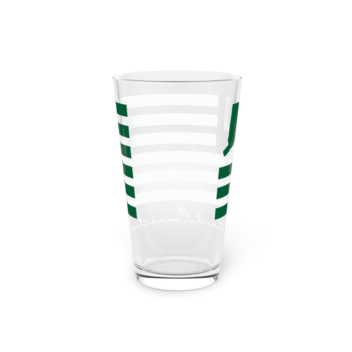 Portland Connecticut St. Patrick’s Day Flag Pint Glass, 16oz