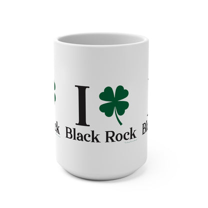 I Clover Black Rock Mug 15oz