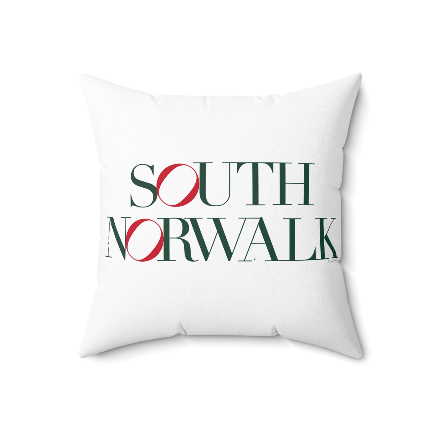 41 Tilt South Norwalk Spun Polyester Square Pillow