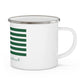Preston Connecticut St. Patrick’s Day Flag Enamel Camping Mug