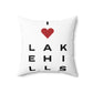 Lake Hills Vision Spun Polyester Square Pillow
