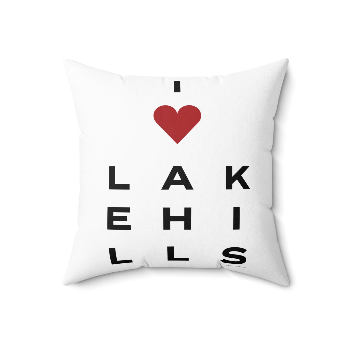 Lake Hills Vision Spun Polyester Square Pillow