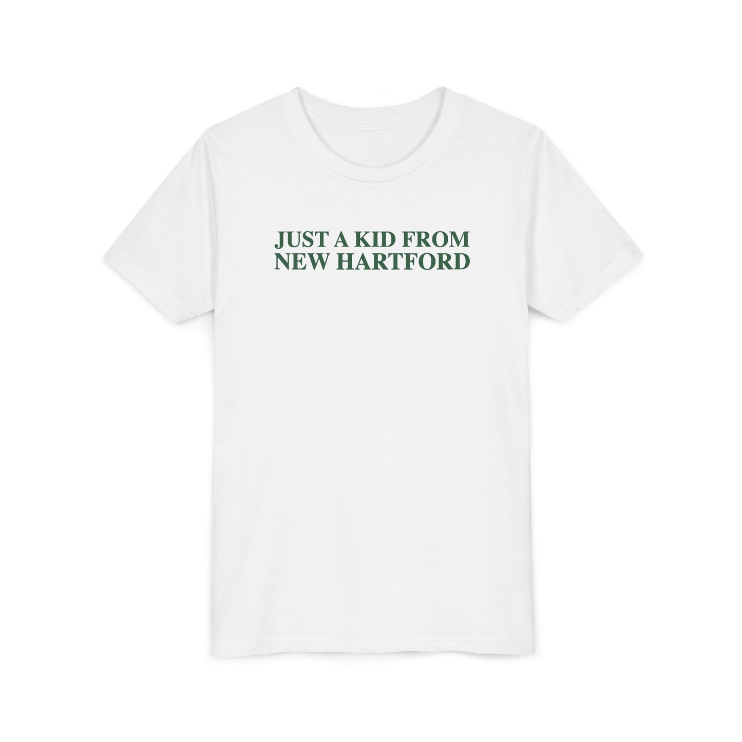 Just a kid from New Hartford Youth Short Sleeve T-Shirt