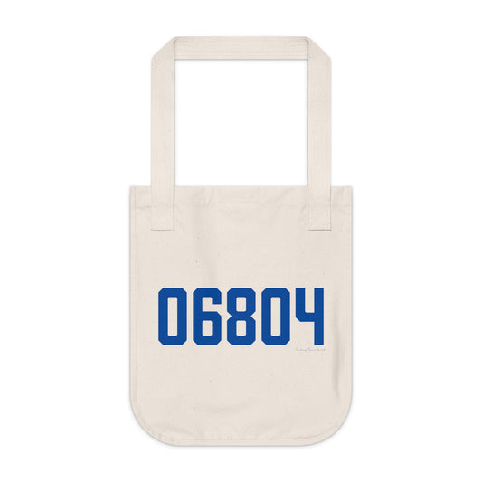 06804 Brookfield Connecticut Zip Code Organic Canvas Tote Bag