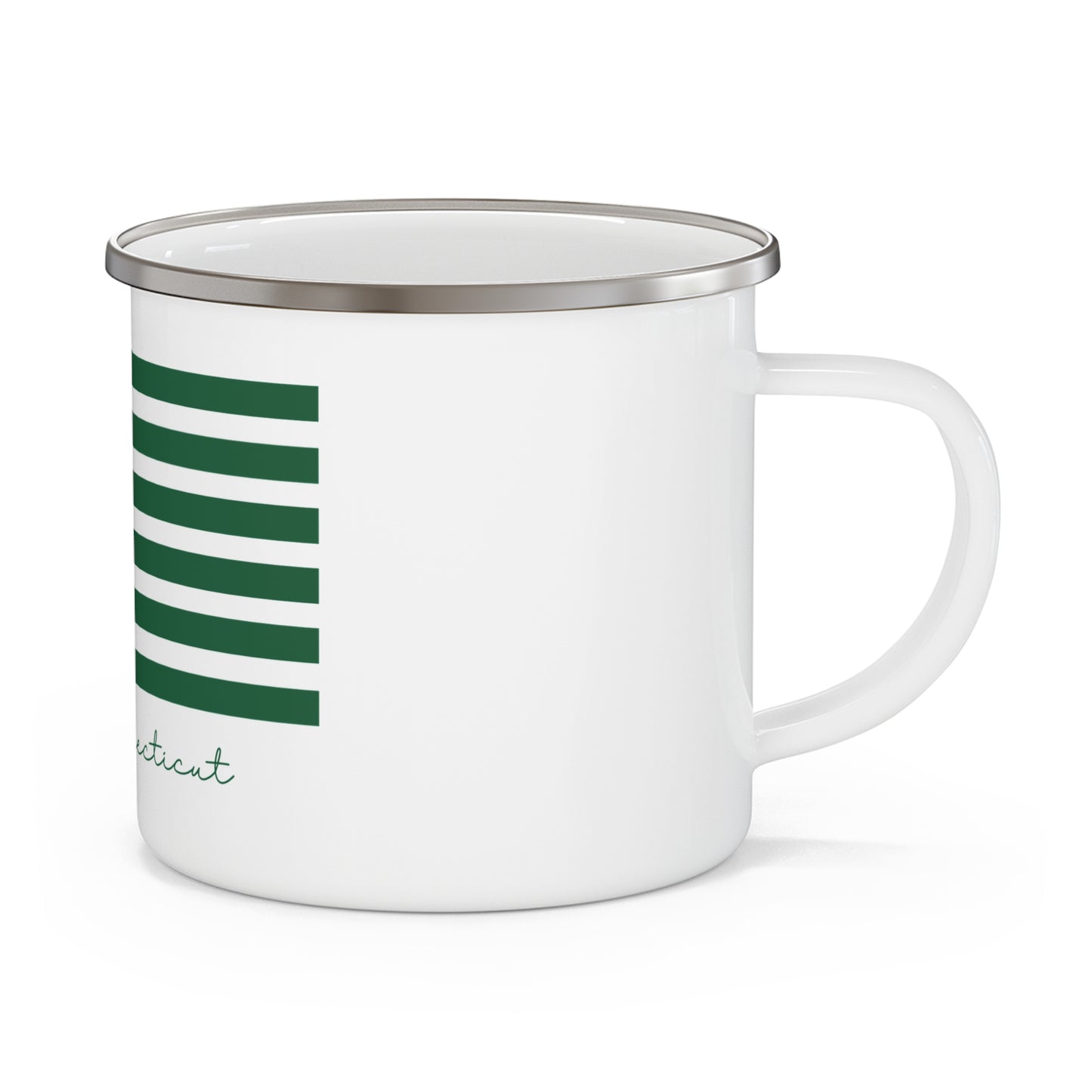 Bozrah Connecticut St. Patrick’s Day Flag Enamel Camping Mug