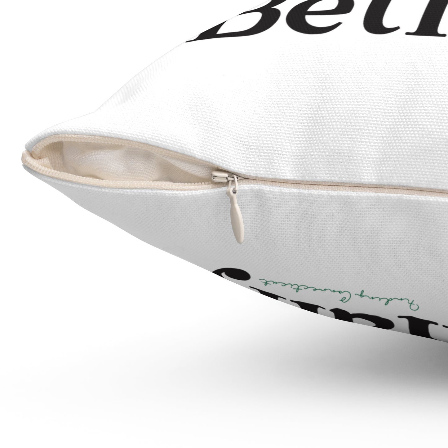 I Clover Bethany Spun Polyester Square Pillow