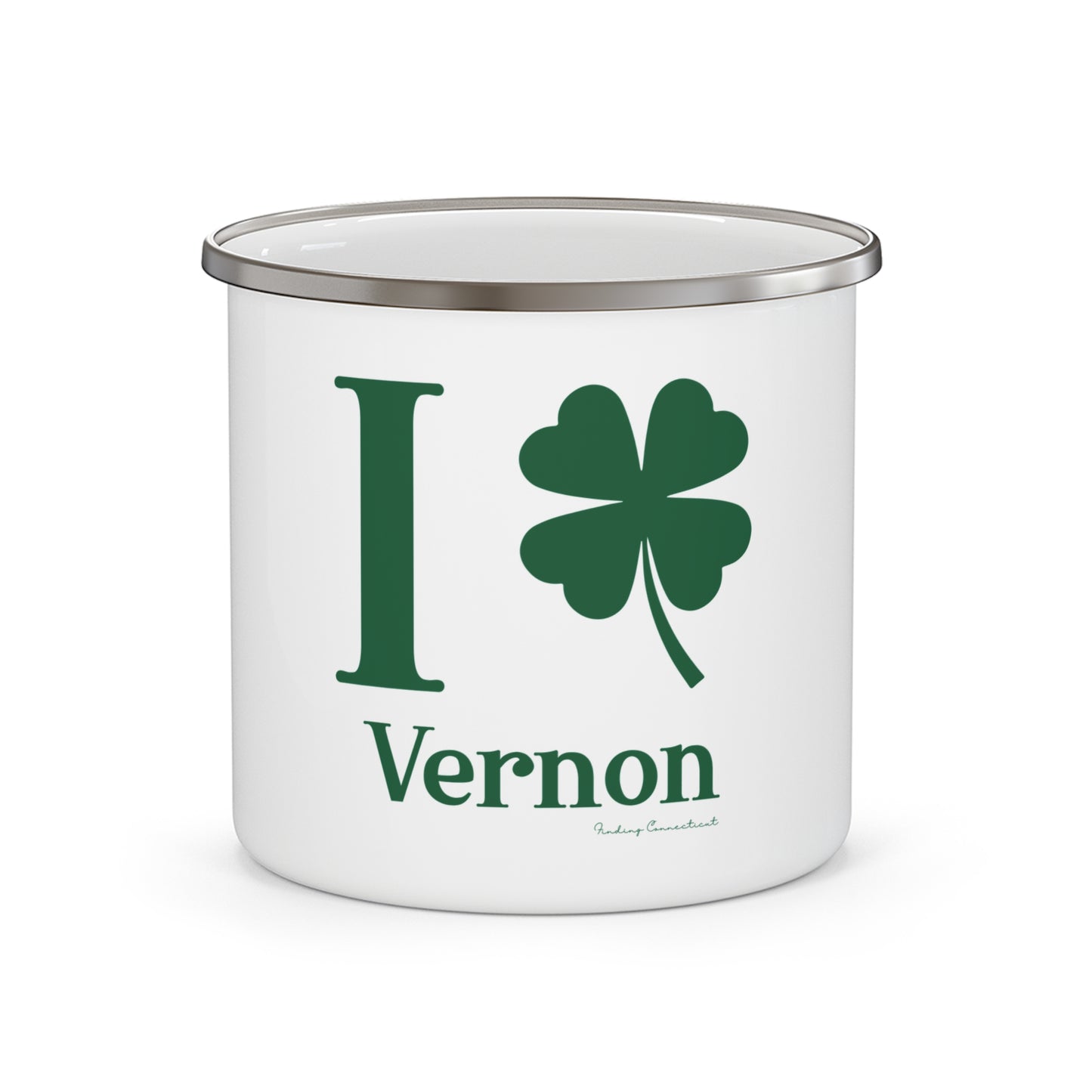 I Clover Vernon Enamel Camping Mug