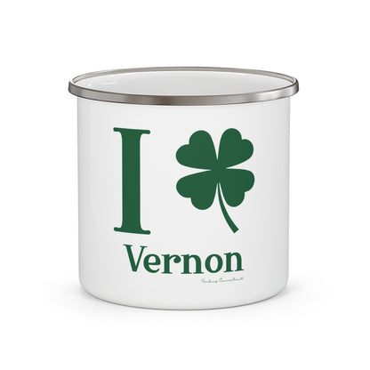 I Clover Vernon Enamel Camping Mug