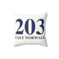 203 East Norwalk Spun Polyester Square Pillow