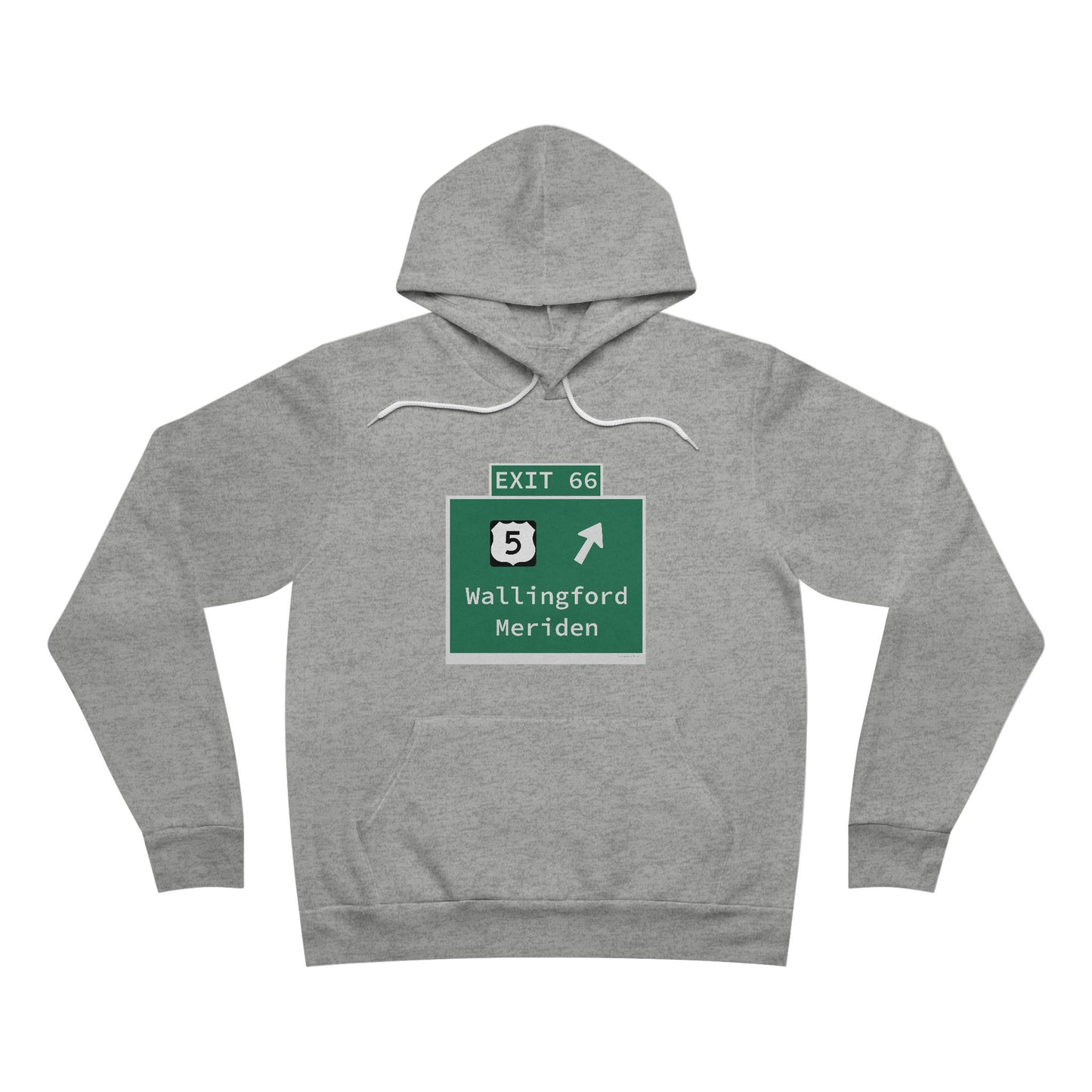 Vintage WCP Exit 66 Sign Unisex Sponge Fleece Pullover Hoodie