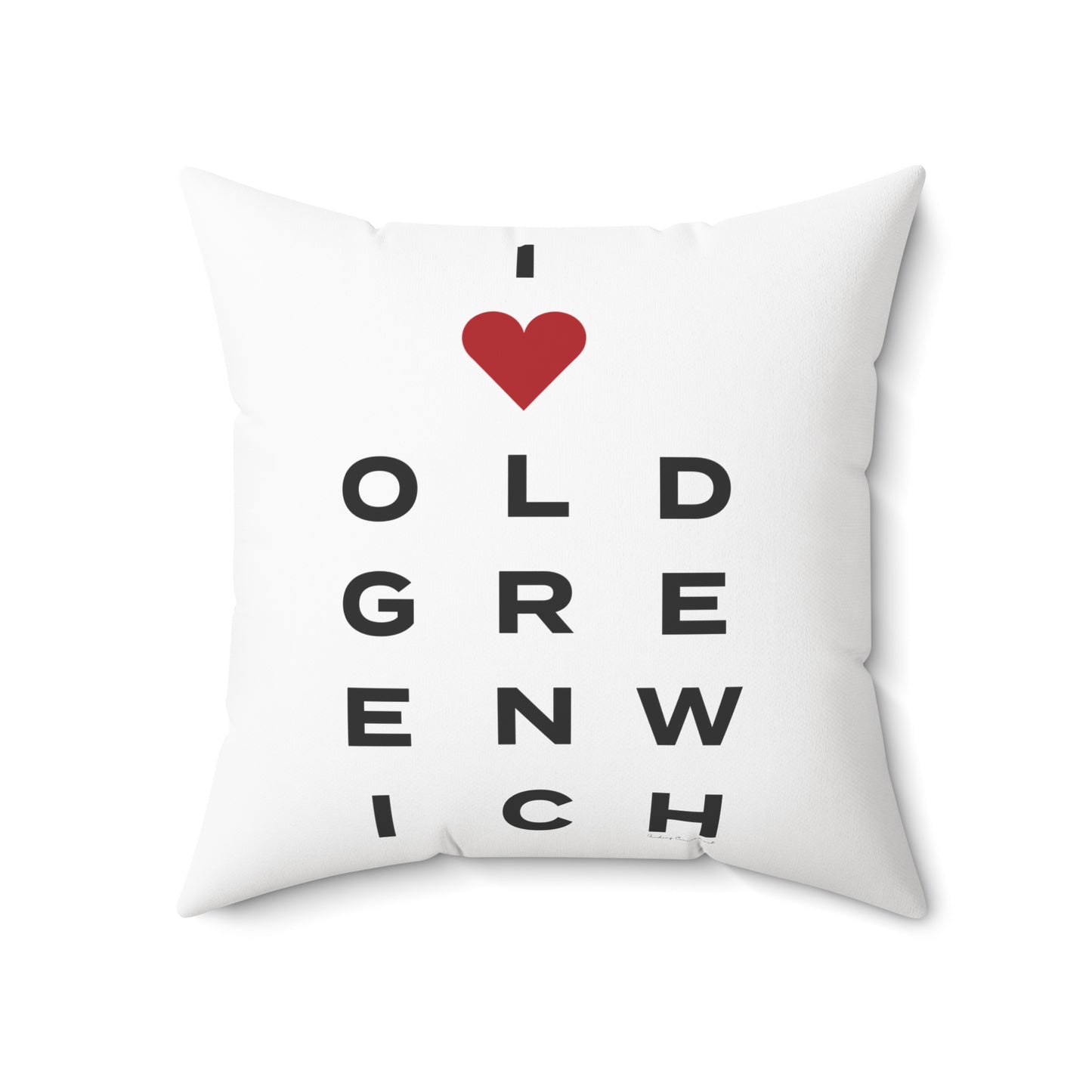 Old Greenwich Vision Spun Polyester Square Pillow