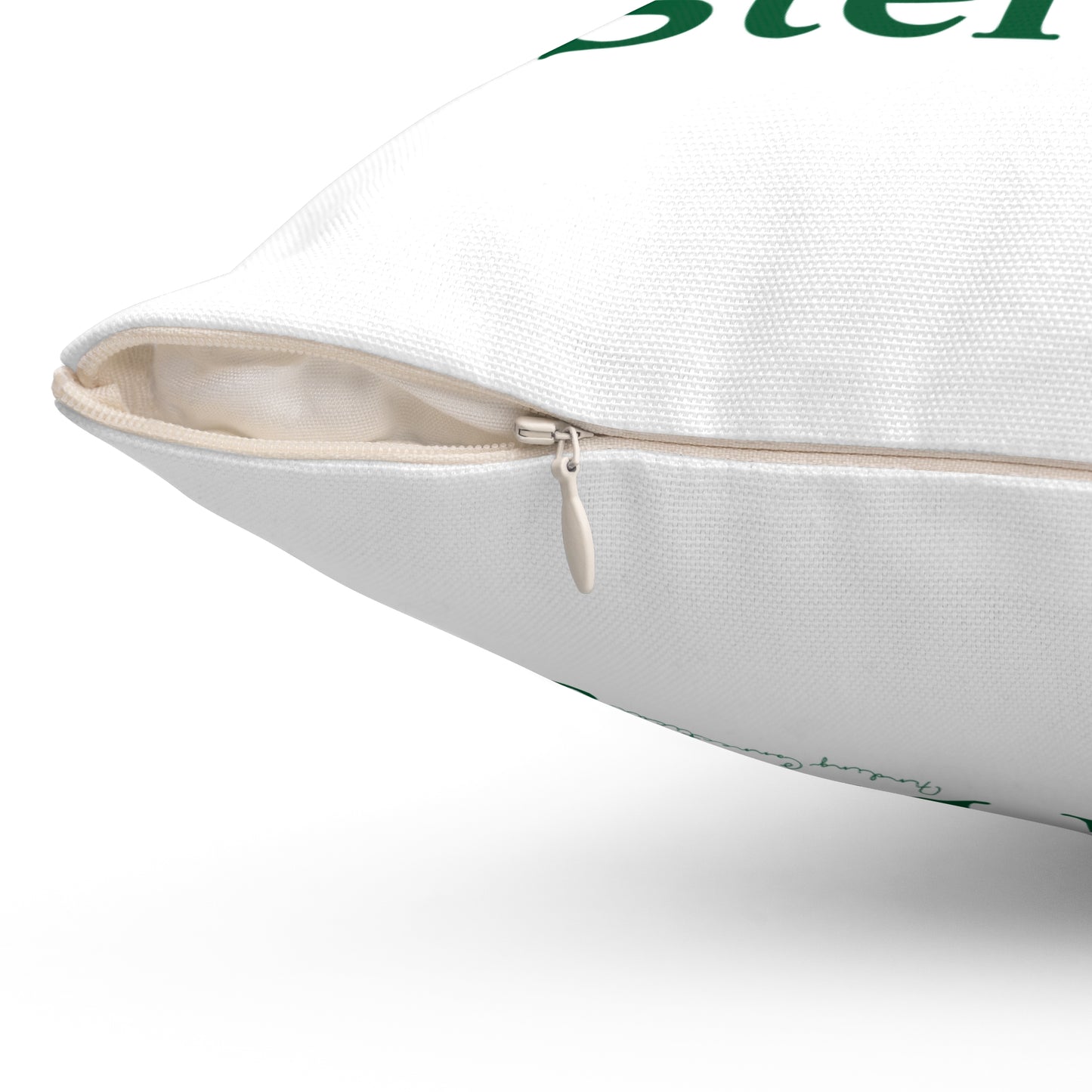 I Clover Sterling  Spun Polyester Square Pillow