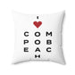 Compo Beach Vision Spun Polyester Square Pillow