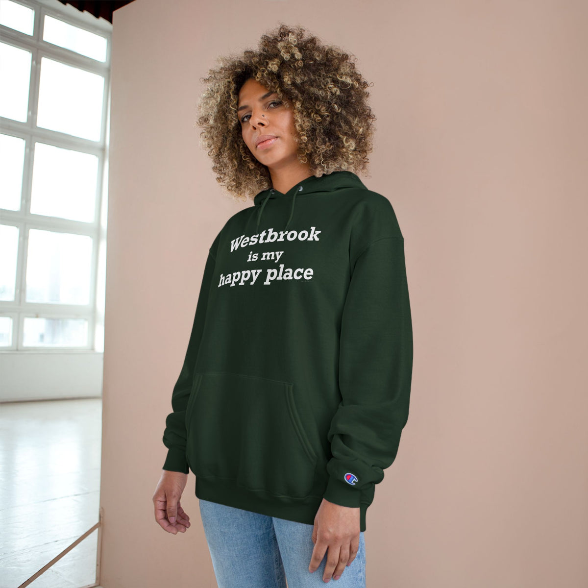 Westbrook is My Happy Place Champion Hoodie