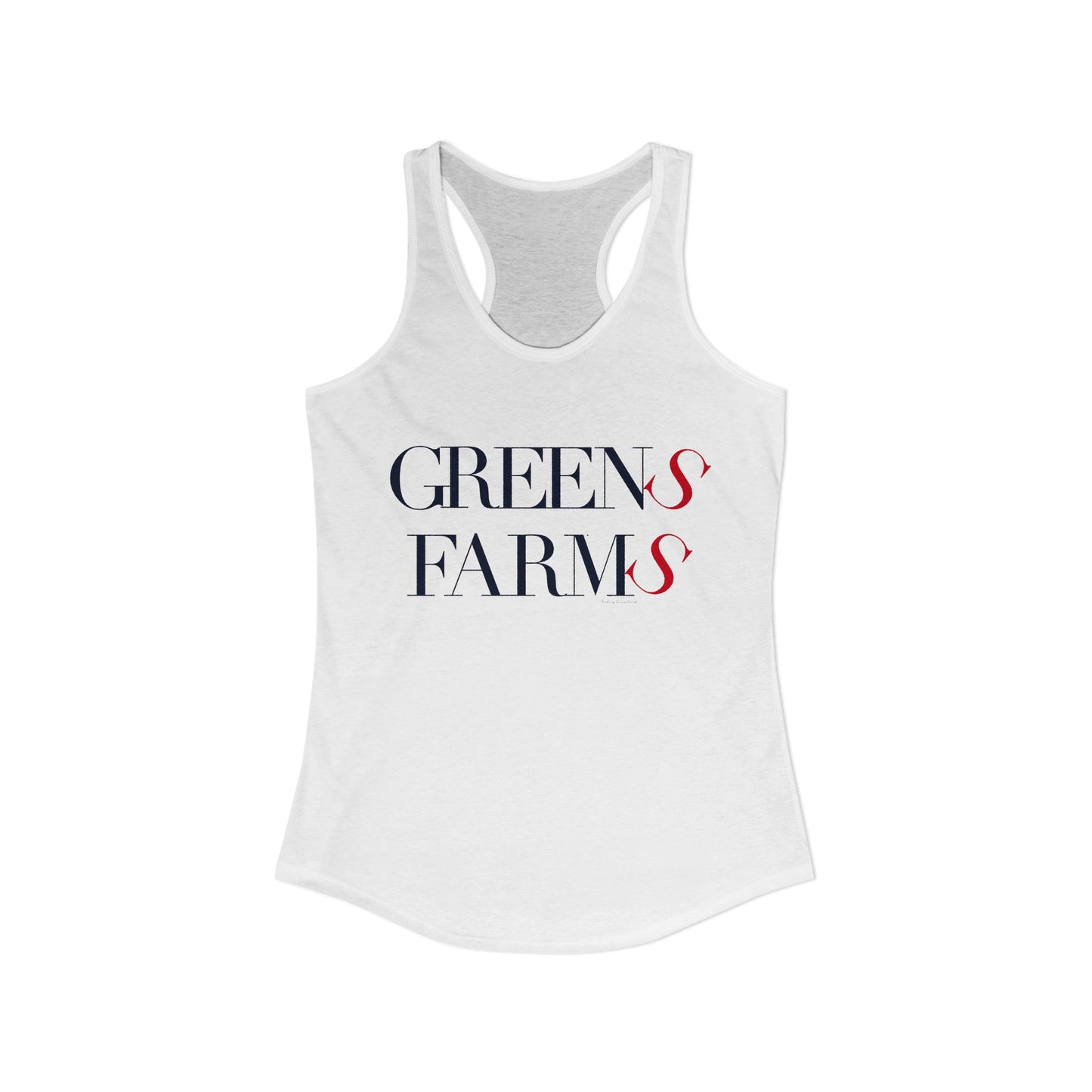 41 Tilt Greens Farms Women's Ideal Racerback Tank Top