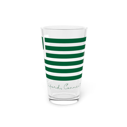 New Milford Connecticut St. Patrick’s Day Flag Pint Glass, 16oz