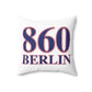 860 Berlin Red, White & Blue Spun Polyester Square Pillow