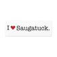 I Heart Saugatuck. Matte Canvas, Stretched, 1.25"