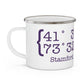 Stamford Coordinates Enamel Camping Mug